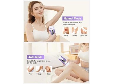 DEPILADORA LÁSER IPL CON 999,999 FLASHES PARA USO SEGURO Y EFICAZ EN TODO EL CUERPO. IDEAL PARA USO DOMÉSTICO - 3