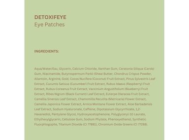PIXI DETOXIFEYE PARCHES HIDROGEL PARA OJOS HINCHADOS ÁCIDO HIALURÓNICO Y CAFEÍNA 60 PARCHES - 8