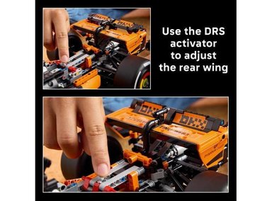 LEGO TECHNIC MCLAREN MCL39 F1 - KIT DE CONSTRUCCIÓN PARA ADULTOS CON DETALLES AUTÉNTICOS DEL AUTOMÓVIL F1 - 4