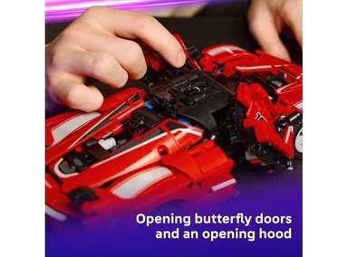 LEGO TECHNIC FERRARI FXX K, JUGUETE DE CONSTRUCCIÓN PARA NIÑOS DESDE 10 AÑOS, IDEAL COMO REGALO DE CUMPLEAÑOS - 3