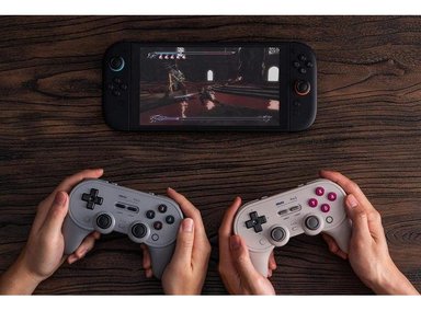 8BITDO PRO 3 CONTROLLER CON BASE DE CARGA Y BOTONES INTERCAMBIABLES PARA SWITCH, WINDOWS, APPLE Y ANDROID - 6
