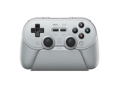 8BITDO PRO 3 CONTROLLER CON COMPATIBILIDAD MULTIPLATAFORMA Y BASE DE CARGA INTEGRADA - 1