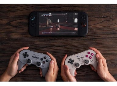 8BITDO PRO 3 CONTROLLER CON COMPATIBILIDAD MULTIPLATAFORMA Y BASE DE CARGA INTEGRADA - 5