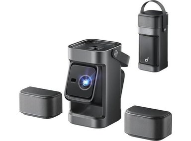 PROYECTOR PORTÁTIL SOUNDCORE NEBULA P1 CON ALTAVOCES DESMONTABLES, SONIDO ENVOLVENTE Y GOOGLE TV INTEGRADO - 1
