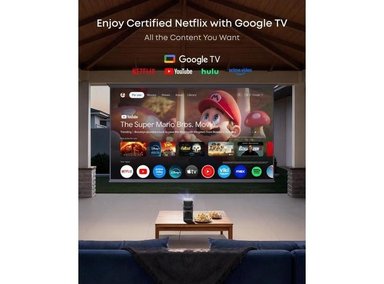 PROYECTOR PORTÁTIL SOUNDCORE NEBULA P1 CON ALTAVOCES DESMONTABLES, SONIDO ENVOLVENTE Y GOOGLE TV INTEGRADO - 6