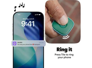 TILE MATE RASTREADOR BLUETOOTH PARA LLAVES Y BOLSAS, COMPATIBLE CON IOS Y ANDROID, PAQUETE DE 4 - 4