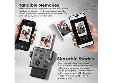 FUJIFILM INSTAX MINI EVO: CÁMARA INSTANTÁNEA HÍBRIDA CON BLUETOOTH Y 10 EFECTOS VISUALES - 7