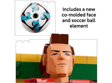 LEGO CRISTIANO RONALDO – LEYENDA DEL FÚTBOL – JUEGO DE CONSTRUCCIÓN PARA MAYORES DE 12 AÑOS – REGALO COLECCIONABLE - 4