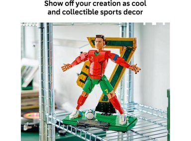 LEGO CRISTIANO RONALDO – LEYENDA DEL FÚTBOL – JUEGO DE CONSTRUCCIÓN PARA MAYORES DE 12 AÑOS – REGALO COLECCIONABLE - 5