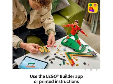 LEGO CRISTIANO RONALDO – LEYENDA DEL FÚTBOL – JUEGO DE CONSTRUCCIÓN PARA MAYORES DE 12 AÑOS – REGALO COLECCIONABLE - 6