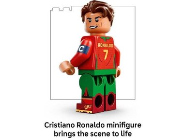 LEGO CRISTIANO RONALDO SOCCER HIGHLIGHTS SET PARA NIÑOS Y NIÑAS, REGALO COLECCIONABLE DE FÚTBOL - 4