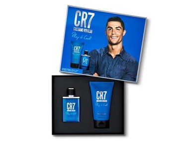 CR7 PLAY IT COOL DE CRISTIANO RONALDO: SET DE FRAGANCIA FOUGERE CON GEL DE BAÑO PARA HOMBRES - 1