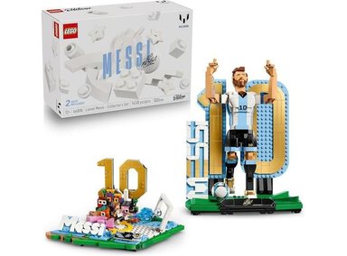 LEGO EDICIONES LIONEL MESSI JUEGO COLECCIONISTA DE FÚTBOL PARA NIÑOS Y NIÑAS, IDEAL PARA DECORAR O REGALAR - 1