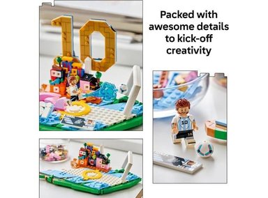 LEGO EDICIONES LIONEL MESSI JUEGO COLECCIONISTA DE FÚTBOL PARA NIÑOS Y NIÑAS, IDEAL PARA DECORAR O REGALAR - 3
