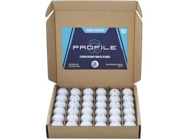 WILSON PROFILE, PELOTAS DE GOLF DE LARGA DISTANCIA Y SENSACIÓN SUAVE, PAQUETE DE 36 - 1