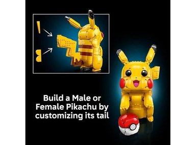 PRE VENTA SET LEGO POKÉMON PIKACHU Y POKÉ BALL - CONSTRUCCIÓN PARA COLECCIONISTAS ADULTOS, DECORACIÓN O REGALO - 4