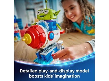 LEGO DISNEY Y PIXAR TOY STORY ALIEN CON NAVE DE PIZZA PLANET, JUGUETE DE CONSTRUCCIÓN DE 714 PIEZAS - 3