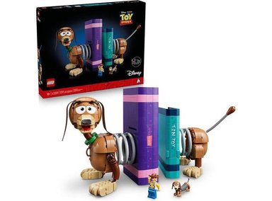 LEGO TOY STORY SLINKY DOG BOOKENDS PARA ADULTOS CON DETALLES Y FIGURAS EXCLUSIVAS DE WOODY Y SLINKY - 1