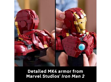 LEGO IRON MAN MK4 - SET DE CONSTRUCCIÓN ADULTO CON MINIFIGURA DE IRON MAN - 5