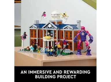 LEGO MARVEL X-MEN MANSIÓN X PARA ADULTOS CON 10 MINIFIGURAS COMO WOLVERINE Y PROFESSOR X, KIT CONSTRUIBLE COLECCIONABLE - 2