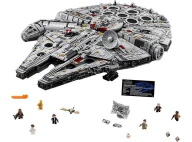 LEGO STAR WARS MILLENNIUM FALCON, SET DE CONSTRUCCIÓN DE 7541 PIEZAS CON PERSONAJES CLÁSICOS Y MODERNOS - 4