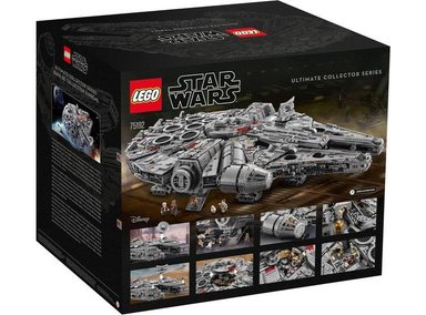 LEGO STAR WARS MILLENNIUM FALCON, SET DE CONSTRUCCIÓN DE 7541 PIEZAS CON PERSONAJES CLÁSICOS Y MODERNOS - 5