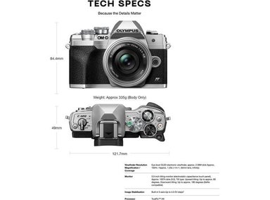 OM SYSTEM OLYMPUS E-M10 MARK IV PLATA CÁMARA 20MP ESTABILIZACIÓN DE IMAGEN 4K WI-FI - 2