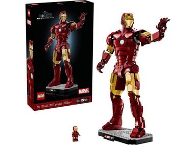 LEGO MARVEL IRON MAN MARK 3 EDICIÓN DE COLECCIONISTAS - SET DE CONSTRUCCIÓN CON MINIFIGURA PARA ADULTOS - 1