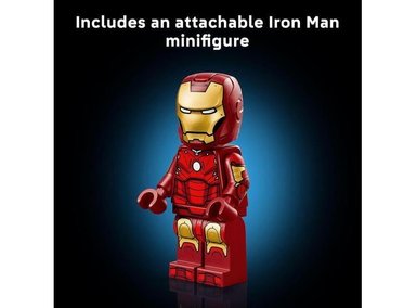 LEGO MARVEL IRON MAN MARK 3 EDICIÓN DE COLECCIONISTAS - SET DE CONSTRUCCIÓN CON MINIFIGURA PARA ADULTOS - 4