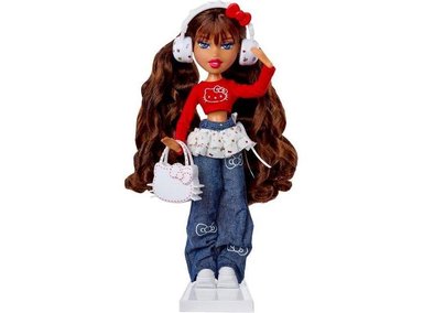 MUÑECA BRATZ X HELLO KITTY YASMIN, CON ESTILO ADORABLE, INCLUYE ACCESORIOS ÚNICOS Y MODA INSPIRADA EN SANRIO - 2