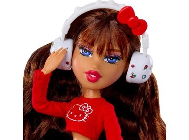 MUÑECA BRATZ X HELLO KITTY YASMIN, CON ESTILO ADORABLE, INCLUYE ACCESORIOS ÚNICOS Y MODA INSPIRADA EN SANRIO - 3