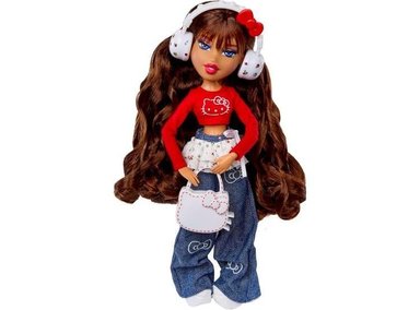 MUÑECA BRATZ X HELLO KITTY YASMIN, CON ESTILO ADORABLE, INCLUYE ACCESORIOS ÚNICOS Y MODA INSPIRADA EN SANRIO - 5