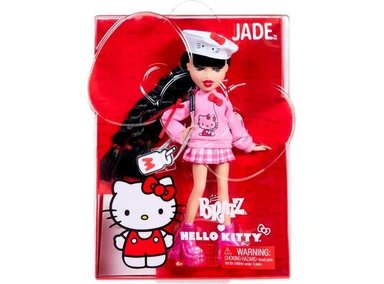 BRATZ X HELLO KITTY JADE SANRIO MUÑECA DE MODA CON ACCESORIOS ADORABLES Y ÚNICOS - 1
