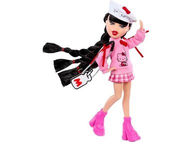 BRATZ X HELLO KITTY JADE SANRIO MUÑECA DE MODA CON ACCESORIOS ADORABLES Y ÚNICOS - 5