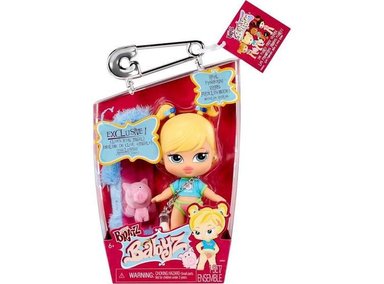 MUÑECA BRATZ BABYZ CLOE CON MODA REAL Y FLOCADA MASCOTA. EDICIÓN CLÁSICA LLENA DE ACCESORIOS ÚNICOS - 1