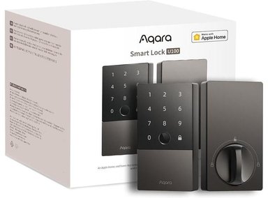 CERRADURA INTELIGENTE AQARA U100 SIN LLAVE, APPLE HOME, ALEXA, GOOGLE, TECLADO TÁCTIL, BLUETOOTH, IP65 RESISTENTE - 1