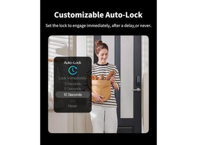 CERRADURA AQARA U200, ACCESO SIN LLAVE POR HUELLA Y COMPATIBLE CON APPLE HOME, INCLUYE TECLADO Y BATERÍA RECARGABLE - 5