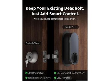 CERRADURA AQARA U200, ACCESO SIN LLAVE POR HUELLA Y COMPATIBLE CON APPLE HOME, INCLUYE TECLADO Y BATERÍA RECARGABLE - 6