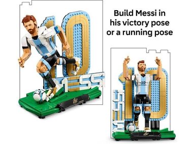 LEGO LIONEL MESSI FÚTBOL, JUEGO PARA MÁS DE 12 AÑOS, IDEAL PARA DECORACIÓN Y REGALO COLECCIONABLE DE FÚTBOL - 2