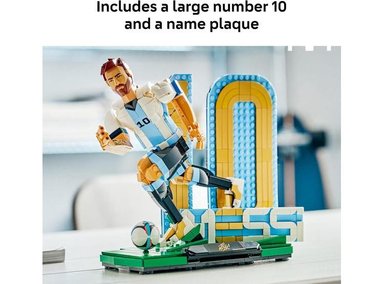 LEGO LIONEL MESSI FÚTBOL, JUEGO PARA MÁS DE 12 AÑOS, IDEAL PARA DECORACIÓN Y REGALO COLECCIONABLE DE FÚTBOL - 3