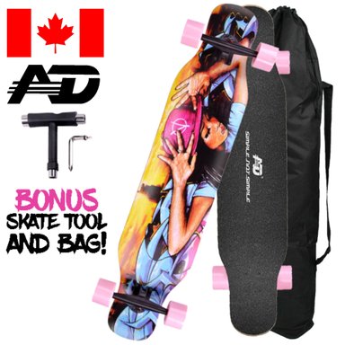 SKATE LONGBOARD AD 42'' DANCING CRUISING DOWNHILL - GIRL