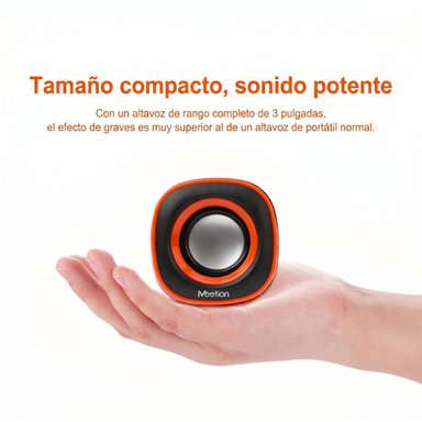 KIT TECLADO MULTIMEDIA EN ESPAÑOL + MOUSE + SPEAKERS + PAD MEETION C105 COMBO PARA PRODUCTIVIDAD ESTUDIO & TRABAJO - 8