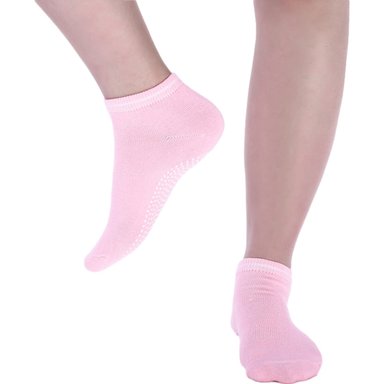 MEDIAS ANTIDESLIZANTES MARINERA YOGA ROSADO DANZA PILATES
