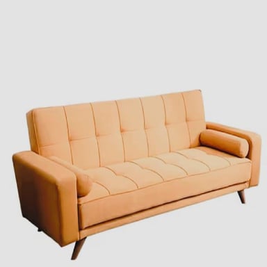 DM SOFÁ CAMA TAMMY - NARANJA CLARO - 1