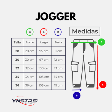 JOGGER CARGO TOBILLERO UNISEX YONISTERS DRILL SEMIPITILLO CLOTHING - 6