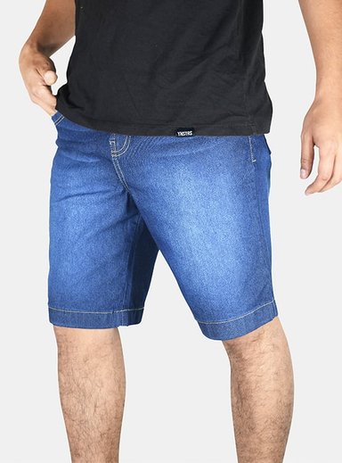 SHORT A LA RODILLA HOMBRE YONISTERS JEAN SEMIPITILLO STRETCH CLOTHING - 2