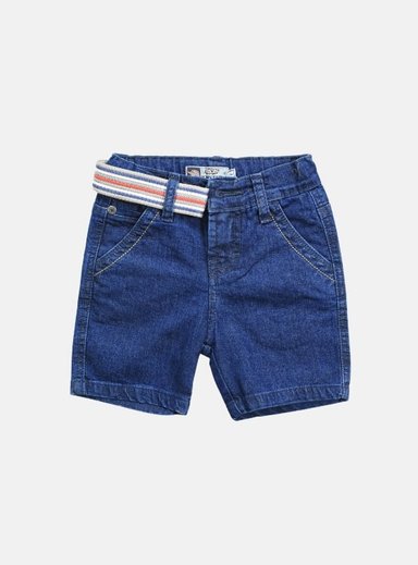 SHORT JEAN A LA RODILLA SLIM NIÑO YONISTERS AZUL SEMIPITILLO STRETCH KIDS