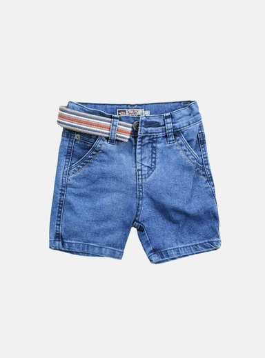 SHORT JEAN A LA RODILLA SLIM NIÑO YONISTERS CELESTE SEMIPITILLO STRETCH KIDS