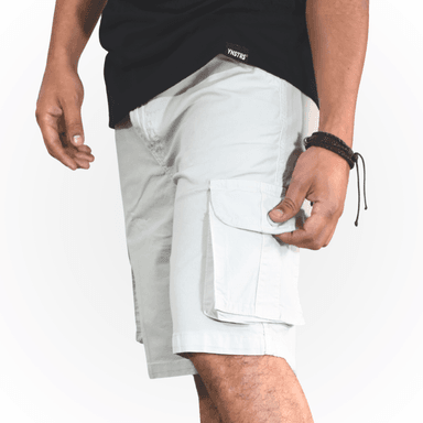 SHORT DRILL CARGO YONISTERS CLOTHING BLANCO - 3