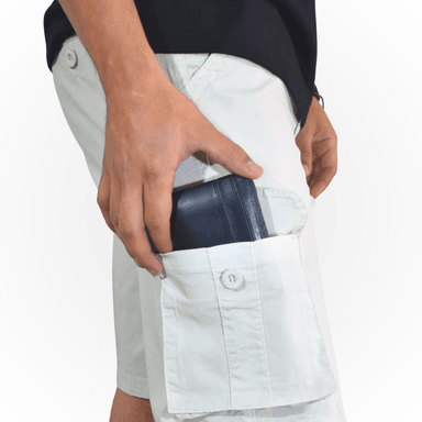 SHORT DRILL CARGO YONISTERS CLOTHING BLANCO - 5